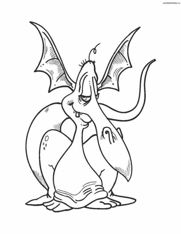 Фантастические животные раскраски для детей