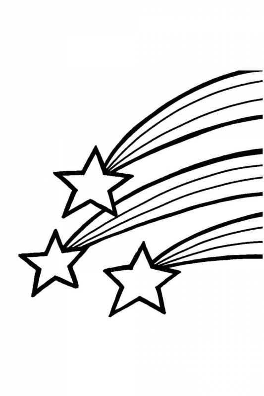 Красная звезда раскраска