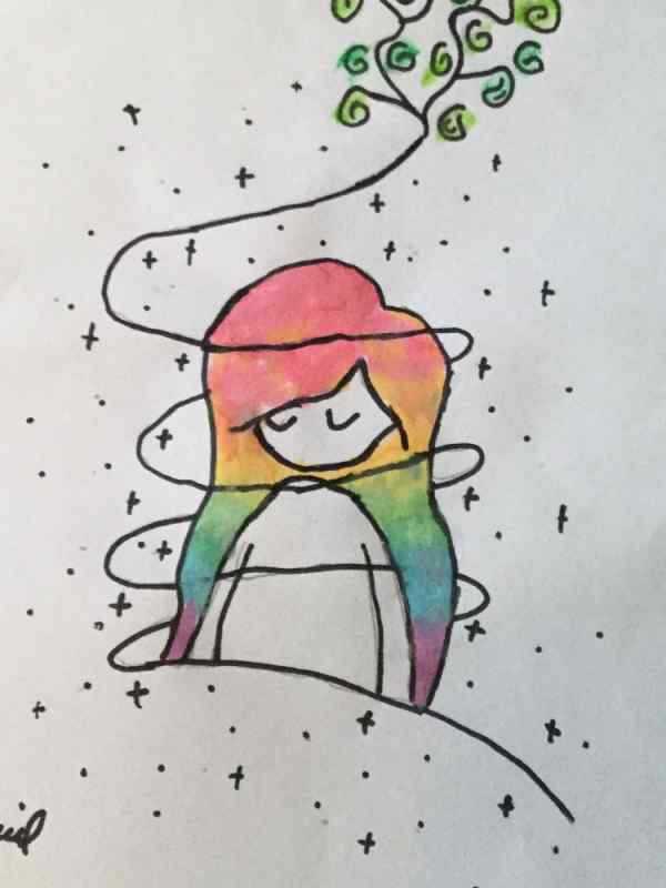 Рисунки для срисовки прикольные цветные