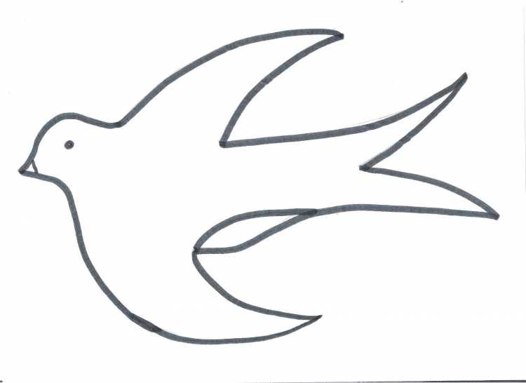 Дюймовочка раскраска для малышей