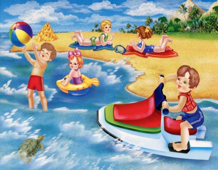 Детские забавы летом