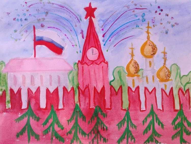 Нарисовать Кремль