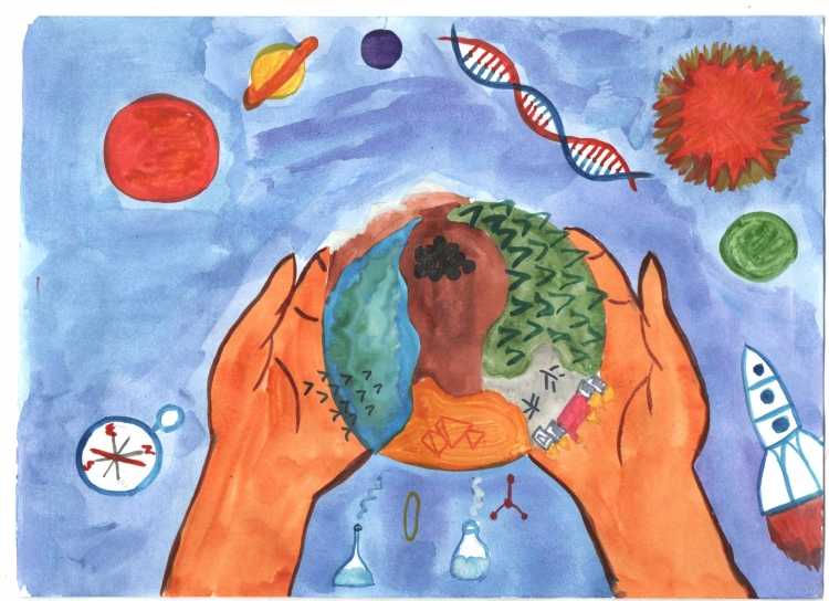 Рисунок на тему берегите планету