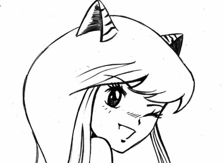 Рисунки для срисовки аниме легкие