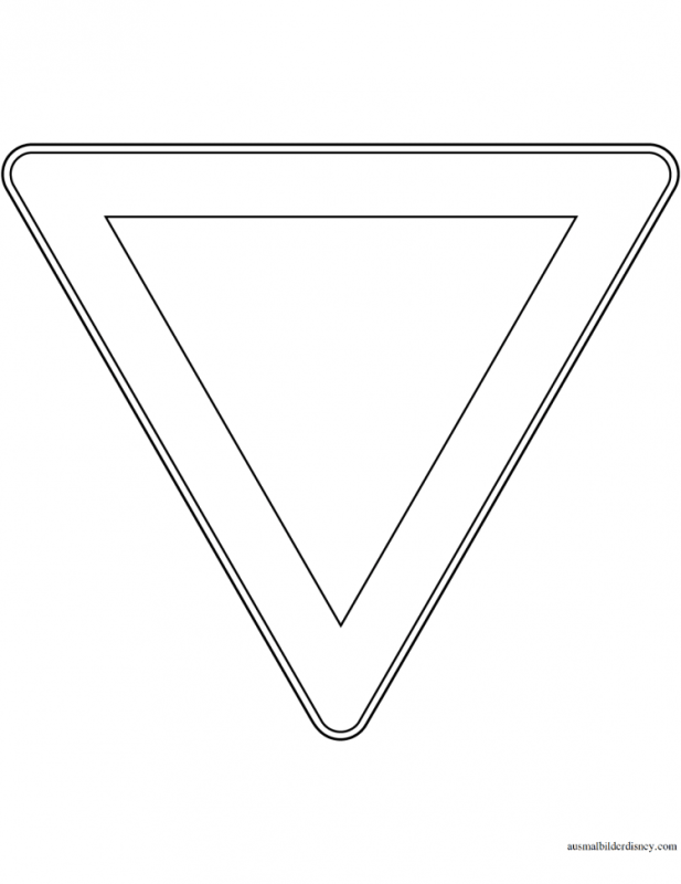 Знак Дикие животные раскраска