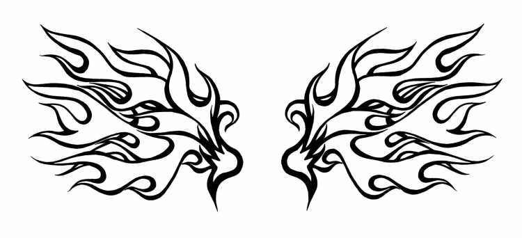 Огонь рисунок