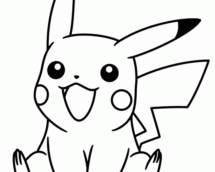 Раскраски покемоны Пикачу аниме