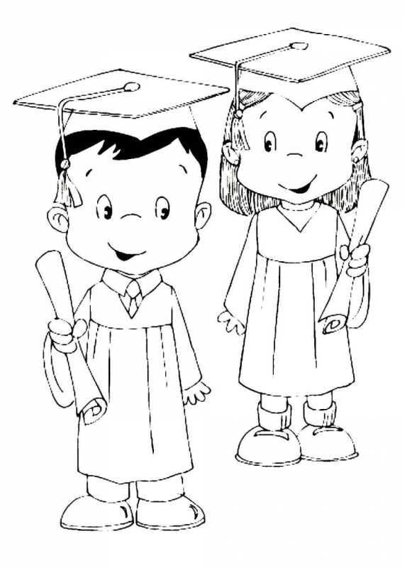 Раскраска школа