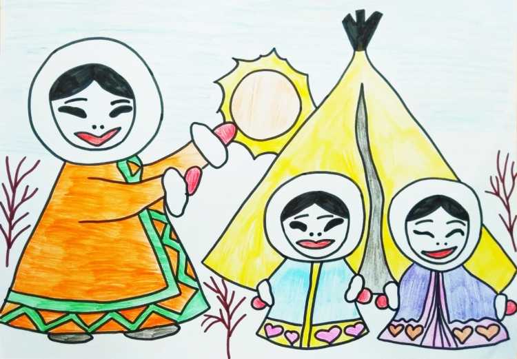 Рисование народов севера