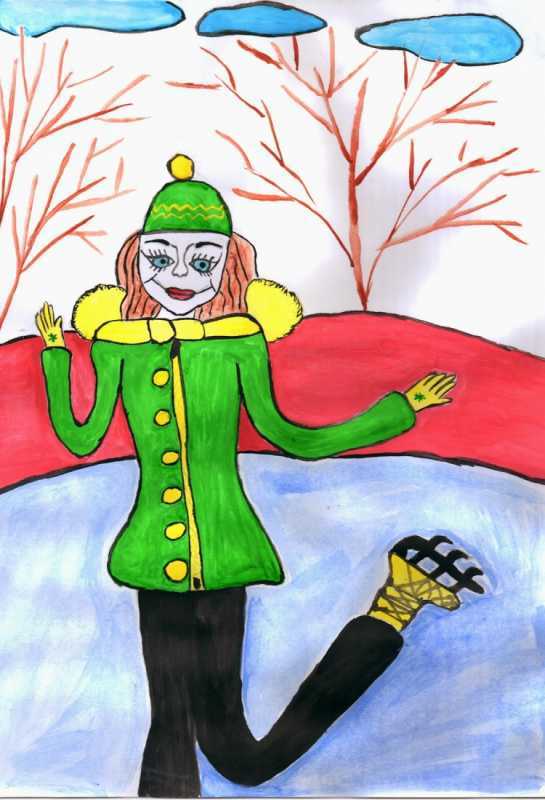 Рисунок на тему каникулы