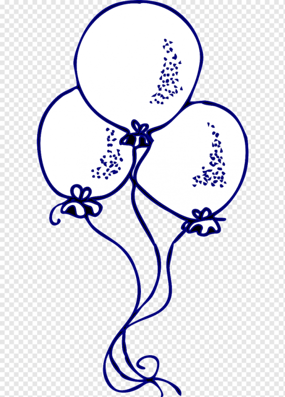 Воздушный шар контур