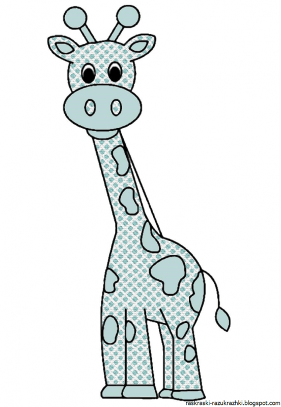 Жирафы мультяшные