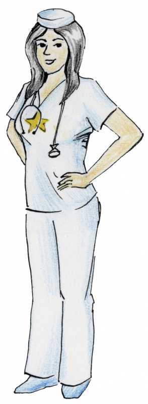 Рисунок врача для срисовки