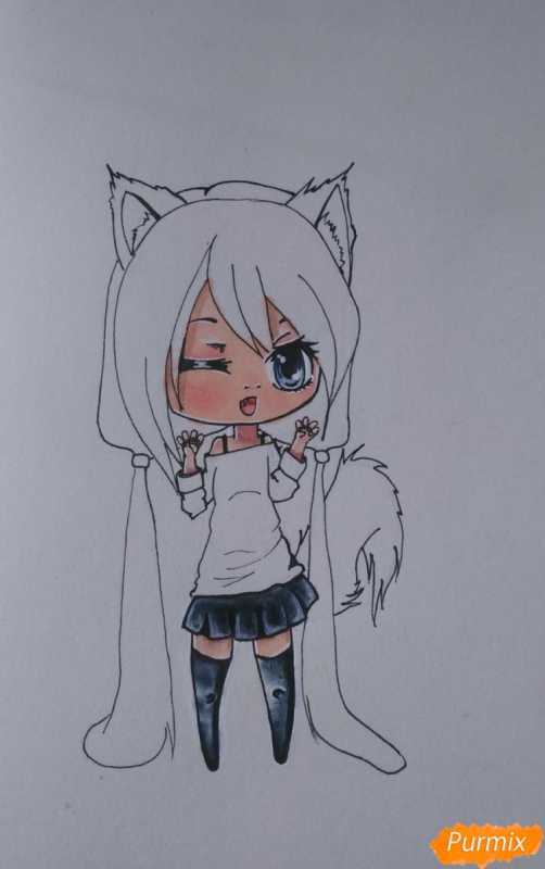 Маленькие милые девочки для срисовки