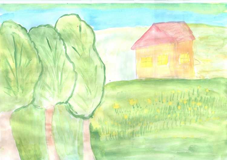 Юшуш родной рисунок