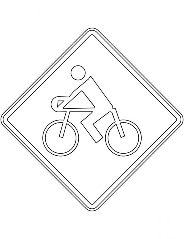 Предупреждающие знаки раскраска