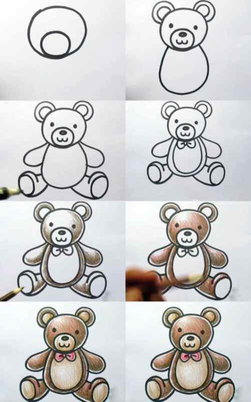 Рисуем сову поэтапно для детей 6 лет