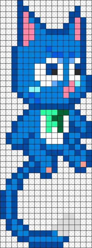 Знак хвоста феи по клеточкам