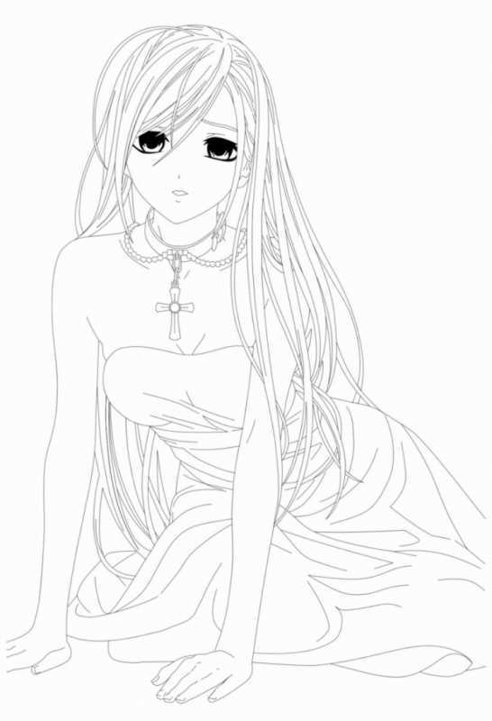 Раскраска аниме маику хацунии