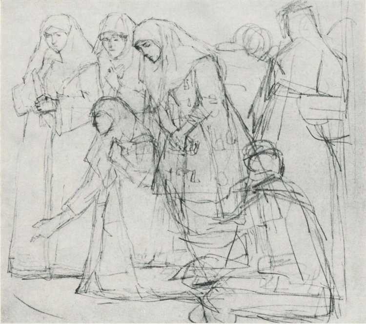 Суриков Меньшиков эскизы