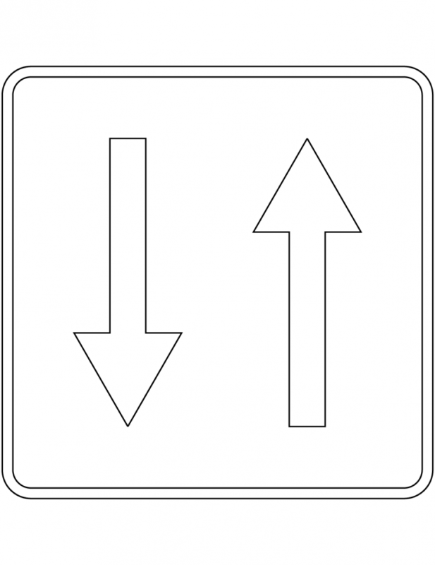 Знак пешеходный переход