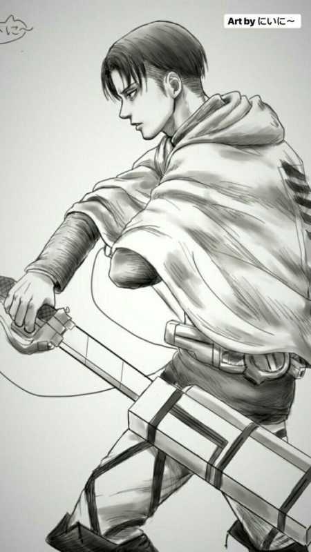 Леви Аккерман ниндзя