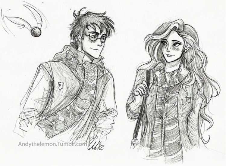 Раскраски Гарри Поттер мародеры