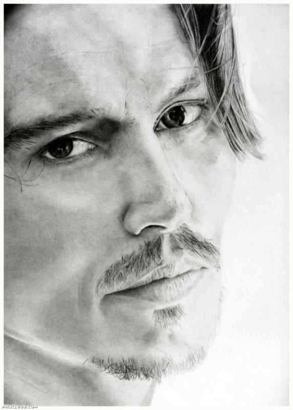 Джонни Депп портрет