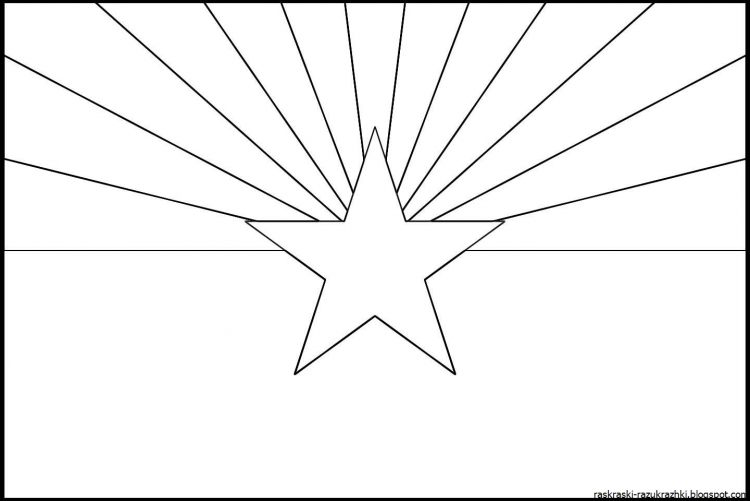 Флаг Великобритании раскраска