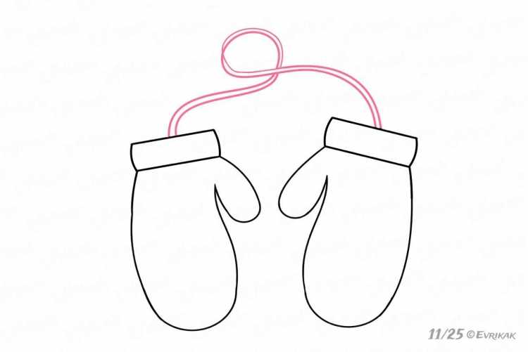 Рукавички рисование