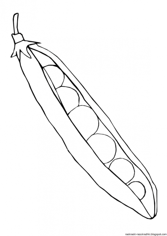 Раскраска "овощи"