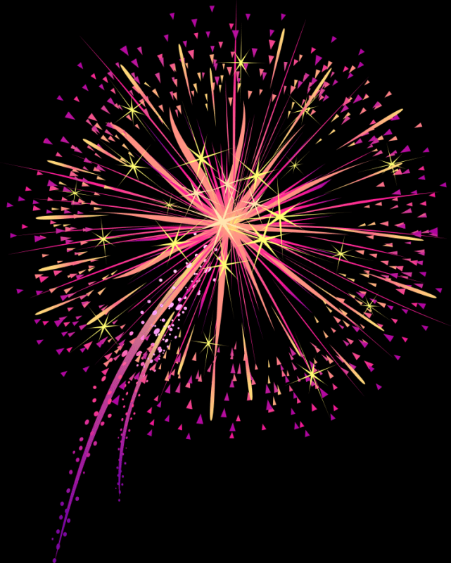Фейерверк графический рисунок
