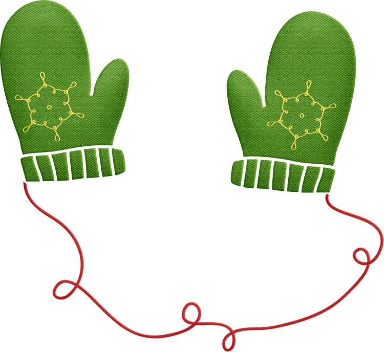 Зеленая варежка