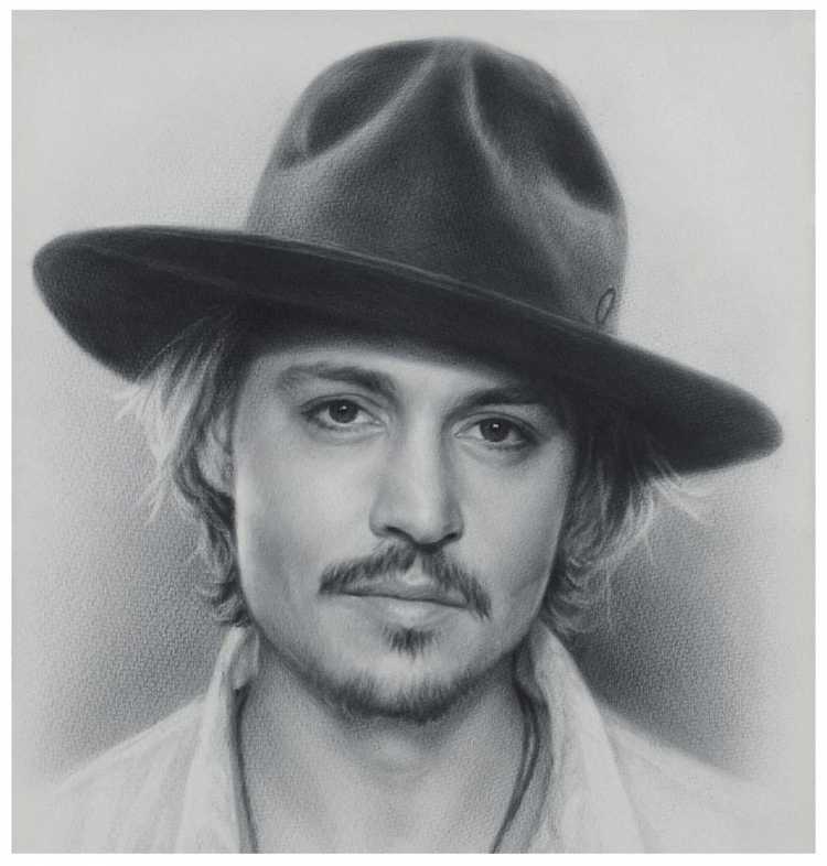 Джонни Депп портрет