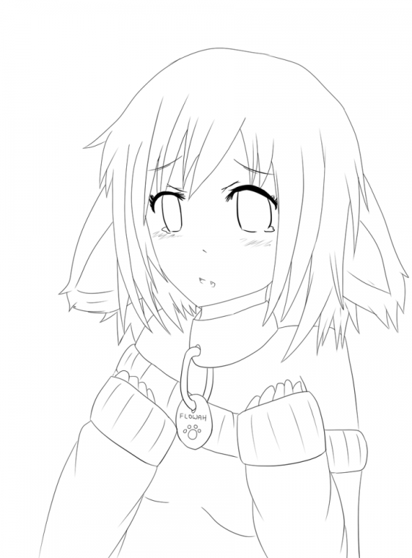 Аниме для раскрашивания простые