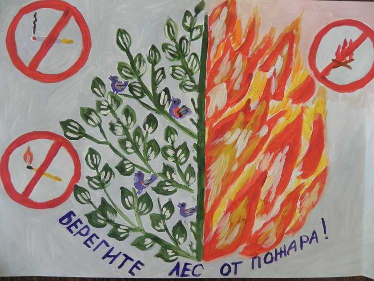 Плакат защита природы