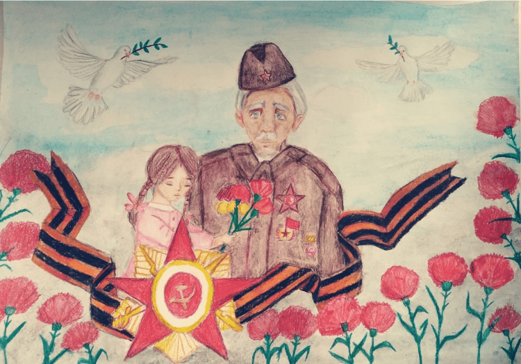 Рисунок день Победы глазами детей
