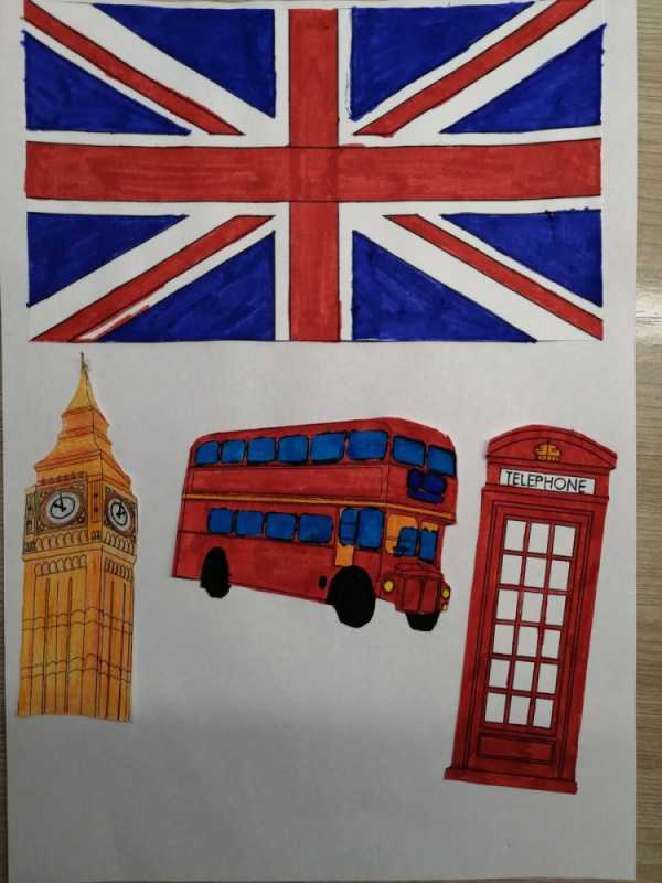 Британский флаг рисунок