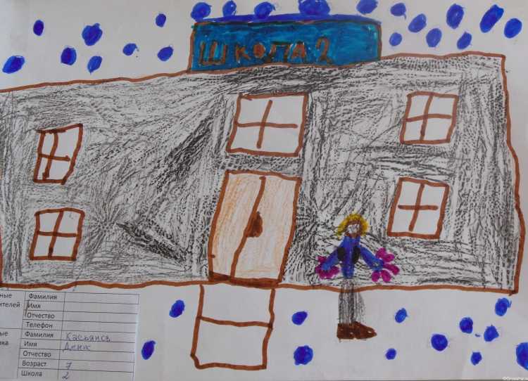 Рисование на тему мой город