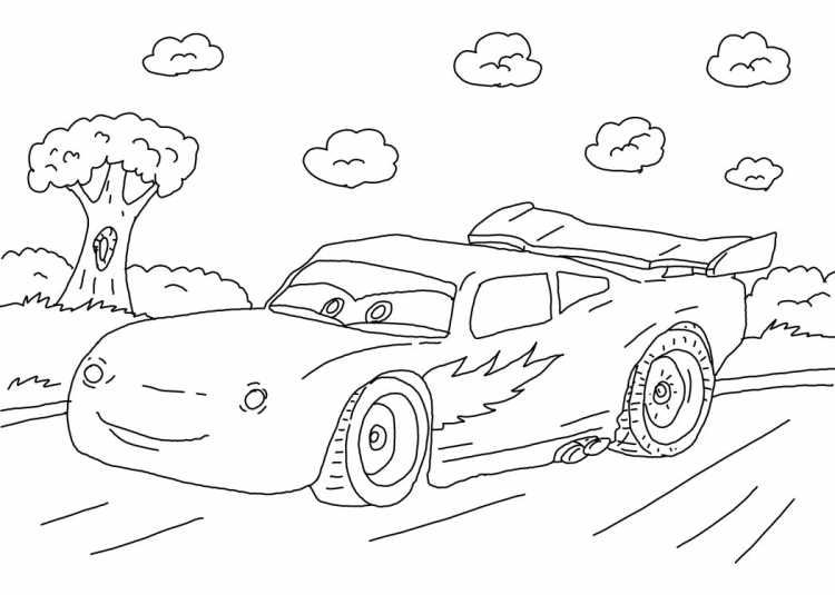 Раскраска машинки