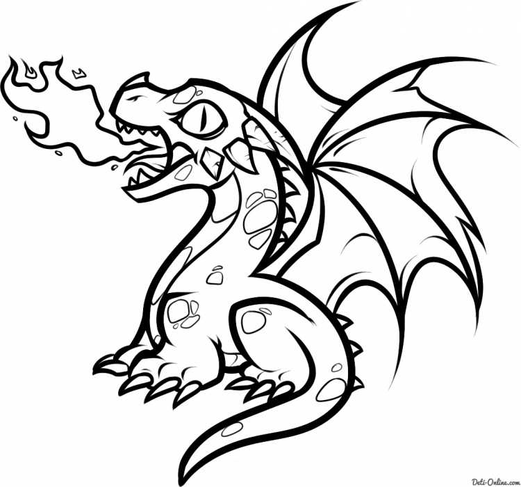 Дракон рисунок