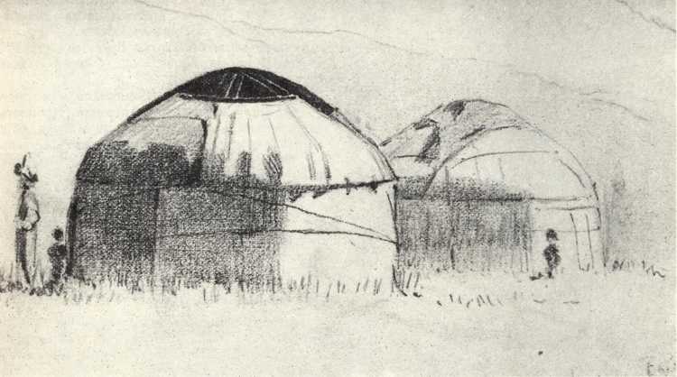 Казахская юрта Муканов