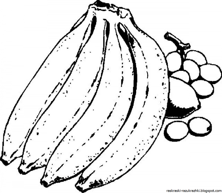 Раскраска овощи горох