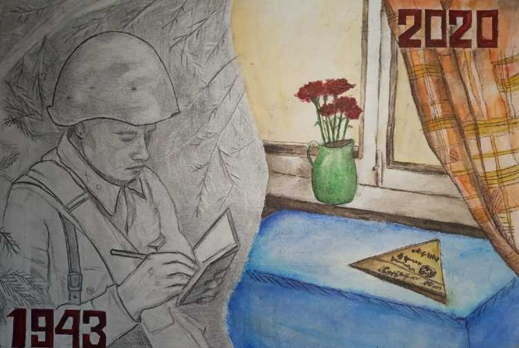 Великой победе посвящается рисунки