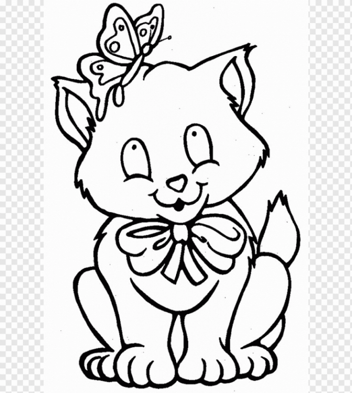 Раскраска. Котики