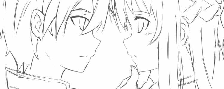 Раскраска аниме лицо