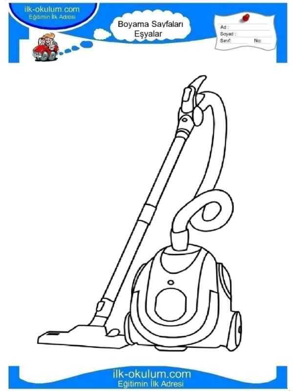 Раскраска пылесос