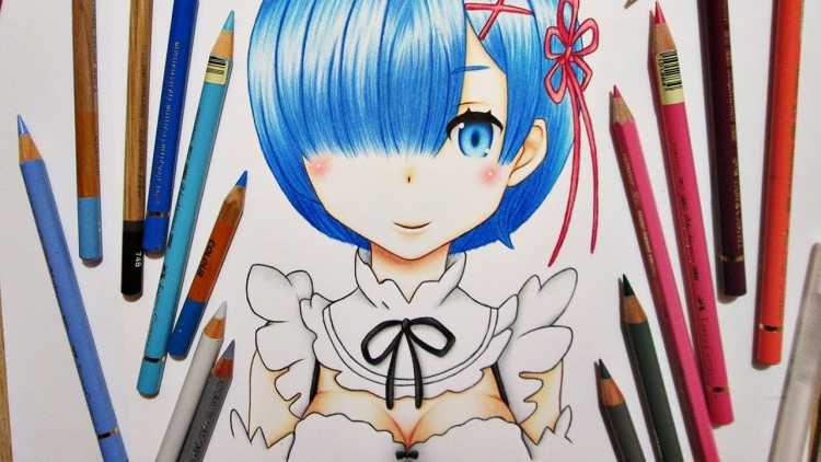 Сейлор Мун арт карандашом