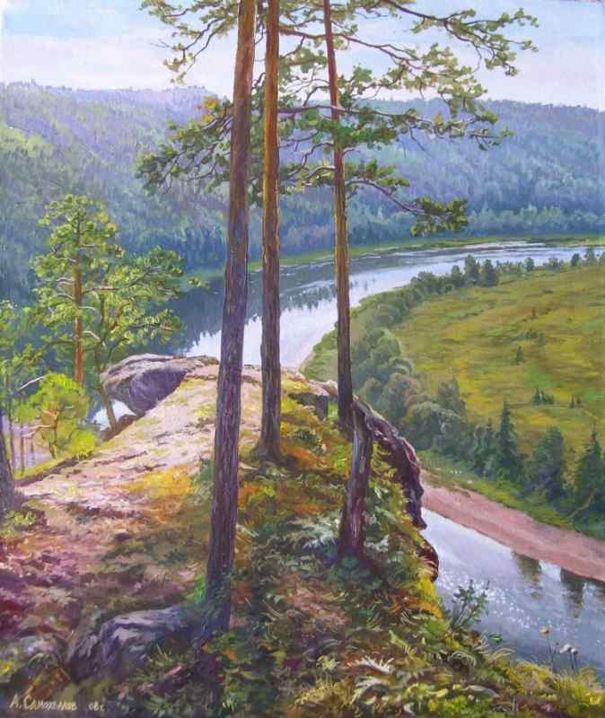 Александр Самохвалов пейзажи Урала