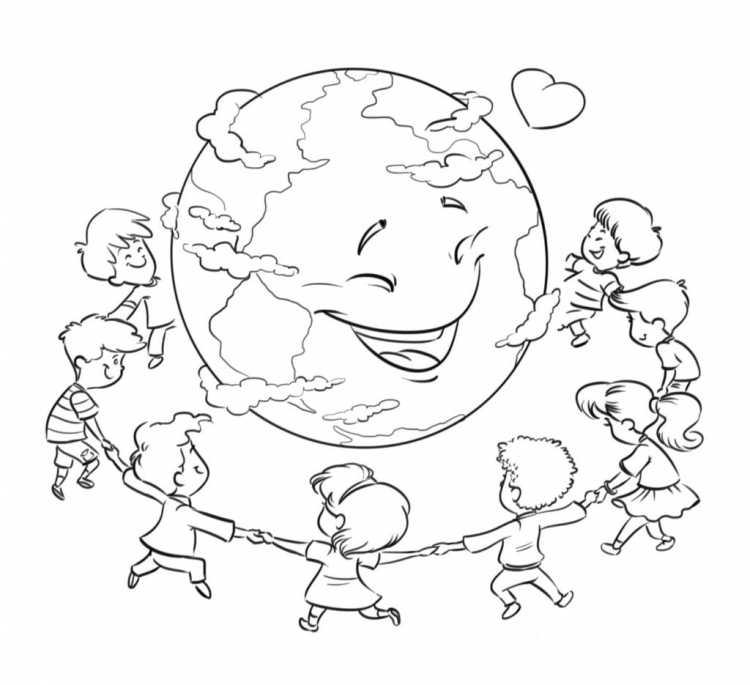 Трафарет земли